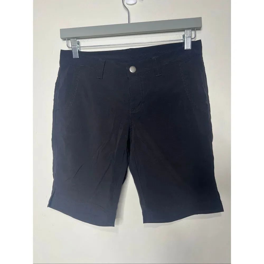 Eddie Bauer Black Travex Bermuda Shorts Sz 2
